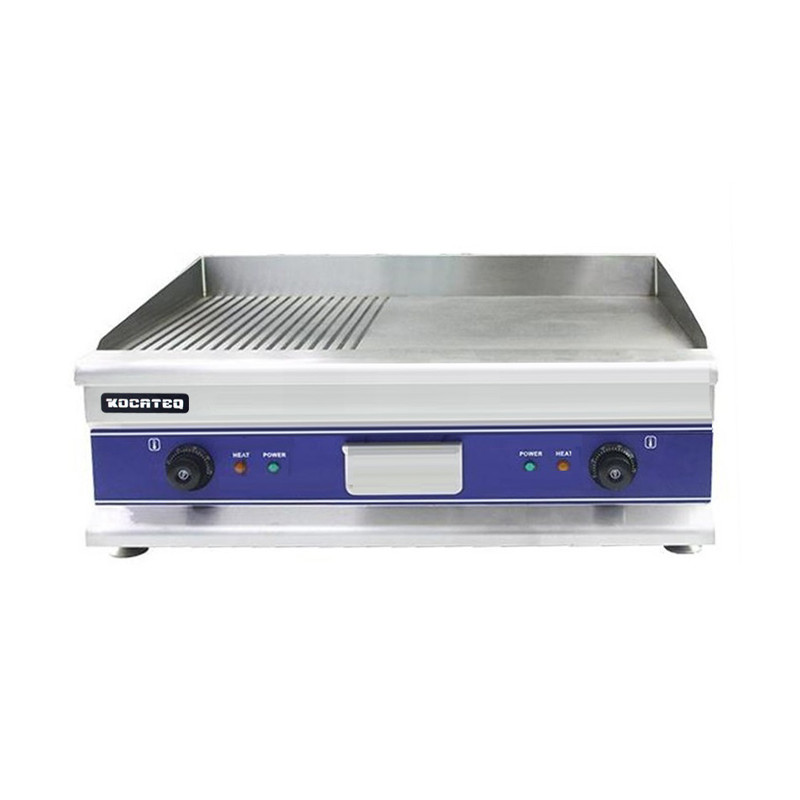 Жарочная поверхность Kocateq GH800 2 электрическая ребристая/плоская
