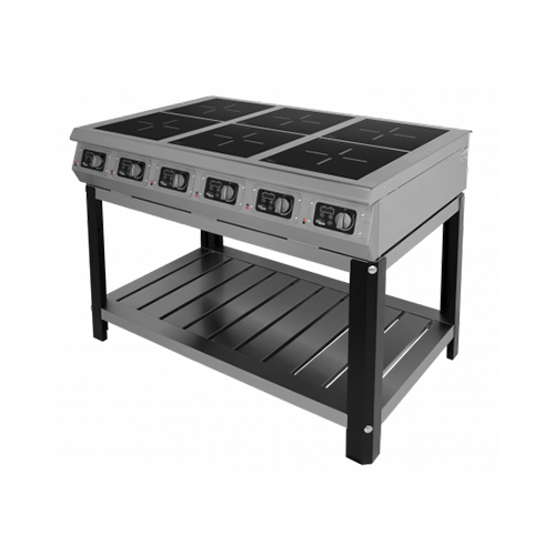 Плита 6-ти конфорочная Grill Master индукционная Ф6ИП/800 (на подставке)